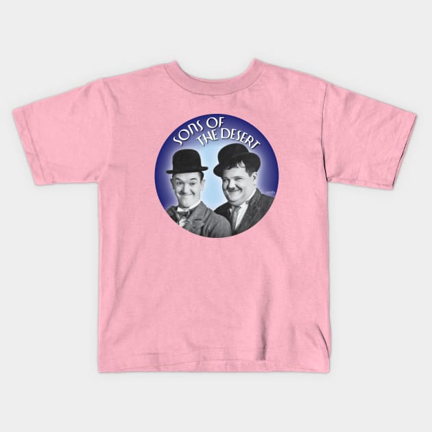 Laurel and Hardy-3 Kids T-Shirt by BonzoTee